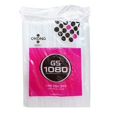 오공 핫멜트 글루건심 실리콘 접착제 GS 1080 700g 7mm, 1세트