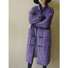 남성 겨울 누비 두루마기 코트형 계량한복 생활복 전통 스타일