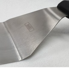 프라픽 블랙손잡이 사각 케이크 스페치 디저트도구 피자 얇은 얇은사각, 1개, 상세페이지 참조