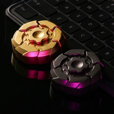 [1+1] 한마 고급 원형 날개 메탈 마그네틱 피젯 스피너, 1세트