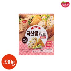 동원 국산콩 두부로 만든 유부초밥 새콤한 맛, 2개, 330g