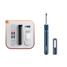 bebird 智能可視掏耳棒 NOTE5 採鑷兩用 挖耳 掏耳棒 高清鏡頭 多種耳勺頭 無線APP連接 安全材質 全家適用, 星空藍, 1個