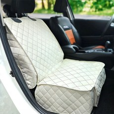 카시트 반려견 강아지 뒷좌석 자동차 차량용 커버 시트보호, A. 앞줄  전체 패키지  안전 로프가 달린