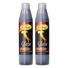 이탈리아 모데나 발사믹 글레이즈 380ml x 2통 Roland Foods Balsamic Glaze 식초 소스, 2통 380ml, 없음, 없음