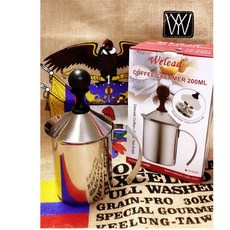 COCO鬆餅屋 不鏽鋼奶泡器 200ML 義式咖啡專用 打奶泡配件