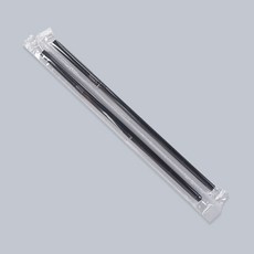 씨앤몰 일회용빨대 KH 7mm x 21cm 개별포장 자바라 검정, 1개, 500개입