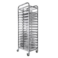 베이킹 트레이 퇴식구 스테인레스 스테인리스 수납 진열대, 3단 스퀘어 튜브형