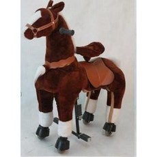 바퀴 달린 말 승마체험 연습 훈련 승마 사이클 실내, R. 중형 6호(50kg 이하), 1개