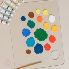 910M 투명 아크릴 팔레트 직사각 파렛트