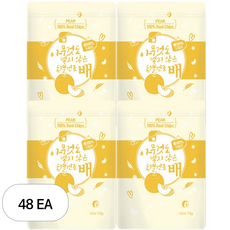 아무것도 넣지않은 동결건조 칩, 48개, 15g