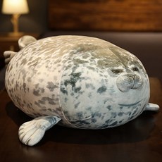 바다표범 봉제인형 해양 동물 인형, 30cm, 그레이