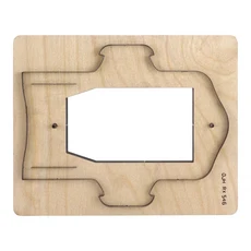 1pc Leathercraft 스텐실 펀치 도구 가죽 지갑 용 수동 금속 다이 카드 홀더 DIY 디자인 커터 키트, [01] 옵션1