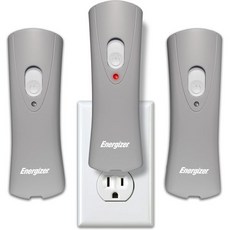 가정용 에너자이저 웨더레디 충전식 손전등 3팩 허리케인 용품용 비상 서바이벌 키트 정전 편리한 플러그인 디자인의 LED, Gray, 그레이