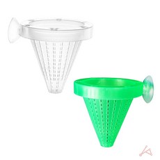 수조용 흡착식 피딩컵 어항 먹이통 열대어 구피 물고기 밥그릇, 화이트