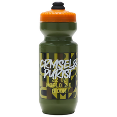 퓨리스트x크림서울 콜라보 디자인 프리미엄 물통, 1개, 650ml, 타이포 카모 우드랜드