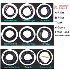 HAL H6 MG ZS 차량용 문짝 엣지 웨더스트립 자동차 도장 기둥 소음 방풍 보호 실란트 액세서리, 01 For MG MULAN MG4 EV, 01 China Mainland