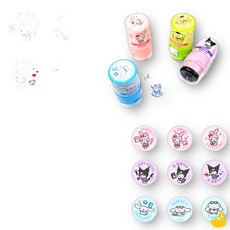 GOS 산리오캐릭터즈 칭찬 스탬프 랜덤1개 귀여운스탬프