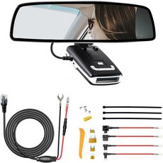 레이더 탐지기 후방 미러 로드 장착 브래킷 및 직접 전원 코드 유선 키트 퓨즈 탭에스코트 맥스 Max2 MAX360 레이더용, For Escort Max / Max2/ MAX360