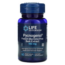 LIFE EXTENSION 松樹皮萃取素食膠囊 100mg, 60顆, 1罐