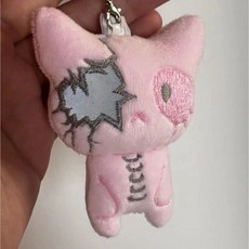 推薦 精緻毛絨手工電擊果凍幽幽手工掛件配件高顔值可愛, 1個, 電擊果凍粉掛件【1個】