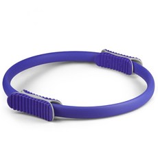 普拉提圈 健身環 瑜珈環 EVA泡棉 韻律圈 阻力環 瘦手臂 運動器材, 【把手升級款】紫色, 1個