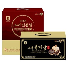 리담 고려 선물세트 (흑마늘 30P +진홍삼 60P), 1세트, 6.3L