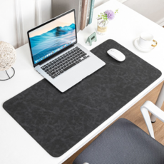 데이업 가죽 책상 매트 마우스패드 오버사이즈, 1개, 블랙