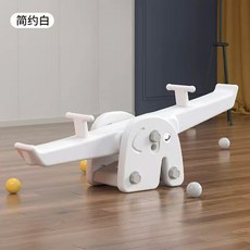 특별한 조카선물 시소 바이킹 실내 두꺼운 놀이터, 흰 코끼리 그네, 1개
