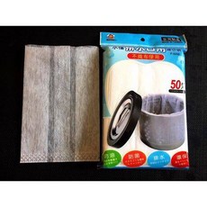台灣製不織布水槽排水口用濾水袋(單包50枚) 有效過濾殘渣 防止堵塞 廚房清潔好幫手, 1個