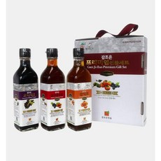 천연자연발효식초 300ml 3종선물세트(감식초 오디식초 오디감식초) [원산지:국산(경상남도 창녕군)], 1세트, 300L