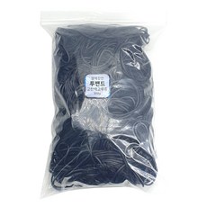 에노진 열에 강한 고탄력 고무줄 투밴드 블랙 300g, 1개