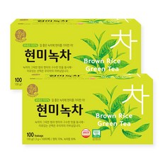 송원 우리차 현미녹차, 1.3g, 100개입, 2개