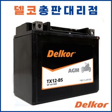 혼다 VFR750F AGM 배터리 (1990~1997) YTX12-BS DTX12, 1개