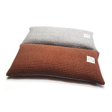 해피이즈 코잠 피그먼트 메밀베게(봉평세척건조 고온살균 메밀껍질포함)) 23X48경추베개 거북목베개 일자목 베개 낮잠베개, 연회색, 1개