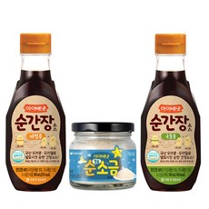 아이배냇 순소금 순간장 비빔용 국물용 간장 소금 3종세트, 국물용 1개+비빔용 1개 + 순소금 1개