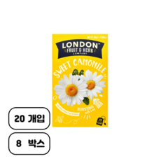 런던앤후르츠앤허브 스위트 캐모마일, 1.5g, 20개입, 8개