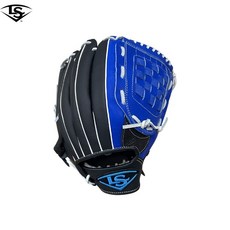LS 棒壘球手套 BG系列 2.0 即戰力 全牛皮 黑/藍色 LB32201RO1, 1個