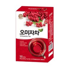 손님 접대용 오미자차 스틱 50포 대용량 탕비실 사무실 전통차 분말 아이스, 17g, 50개입, 1개