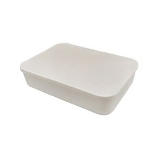 dococo 無印風純色收納盒 C款無蓋 可疊加多功能收納箱 26x36x8.5cm 居家整理籃, 1個, C款（26*36*8.5cm）,無蓋款（沒蓋子）, 純白