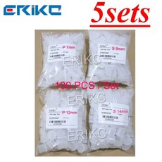 500PC E1021041 7mm/9mm 디젤 커먼 레일 인젝터 노즐 먼지 캡 오일 리턴 커넥터 플라스틱 너트 12mm/14mm, 02 500PCS S 14MM, 02 500PCS S 14MM