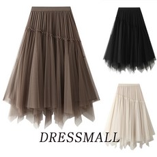 포니샤 스커트 밸리 댄스복 스커트 패턴 라인 스포츠, 아이보리