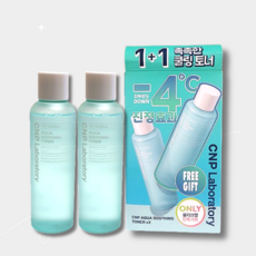 [1+1] 차앤박(CNP) 아쿠아 수딩 토너 대용량 2p, 2개, 200ml