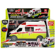 유아 다이캐스트 메탈 불빛 소리 소형 구급차 장난감 아동완구