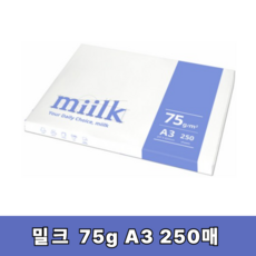 밀크(miilk) 75g, 250개, A3
