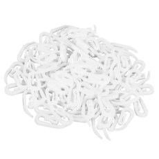 새로운 개/대 커튼 후크 반지 창 커튼 걸이 후크 흰색 플라스틱 커튼 후크 자동차 홈 오피스 커튼, 100pcs