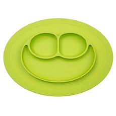 美國ezpz Mini Mat迷你餐盤 (正版公司貨，有防偽標籤), 蘋果綠, 1個