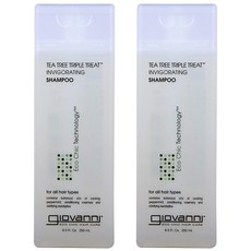 지오바니 티트리 트리플 트리트 활력 샴푸, 250ml, 2개