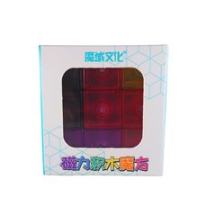 永駿 磁力魔術方塊積木 益智玩具, 1個, 魔域-透明（無遊戲卡片）
