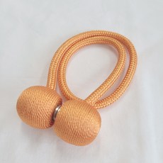 자석 타이백 커튼 장식끈 20종, 오렌지, 1개