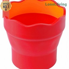 로넬리빙 파버카스텔 클릭앤고 접이식 물통 블랙베리 실리콘 붓세척용 1개입